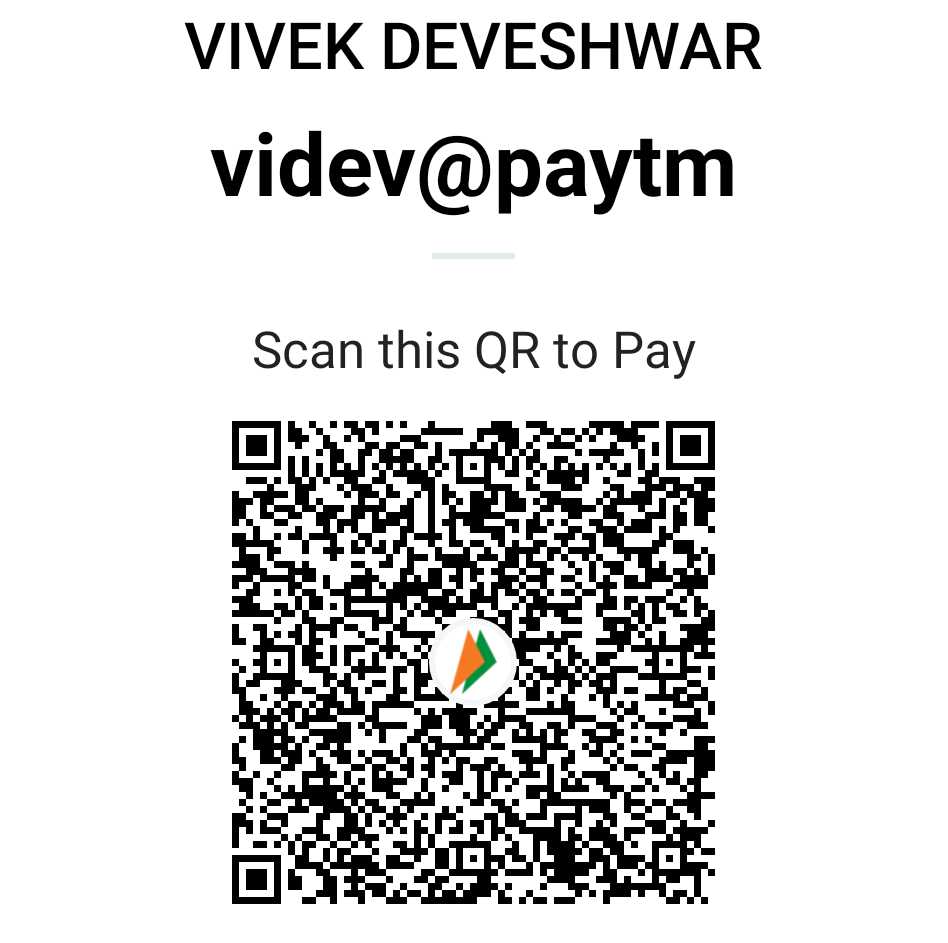 videv UPI Paytm QR Code